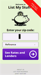 Mobile Screenshot of listmystuff.com