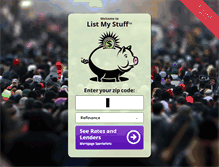 Tablet Screenshot of listmystuff.com
